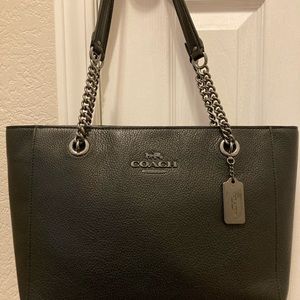 Coach Cammie Chain Tote black / gunmetal